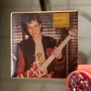 VINTAGE Eddie Van Halen Pin 1985